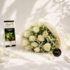 White rose and chocolate combo, Bangalore flower delivery