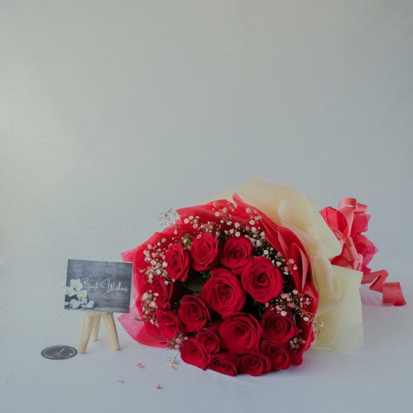 A Whole Lot Of Love White Box With Roses Flower delivery in Bangalore