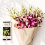 Sweet Symphony orchid and chocolate combo, Bangalore flower delivery