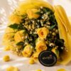 Close up of Tuscan Sun yellow rose bouquet, Bangalore flower delivery