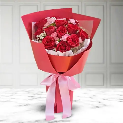 rose flower bouquet delivery in bangalore