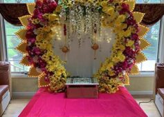 dusshera flower decoration