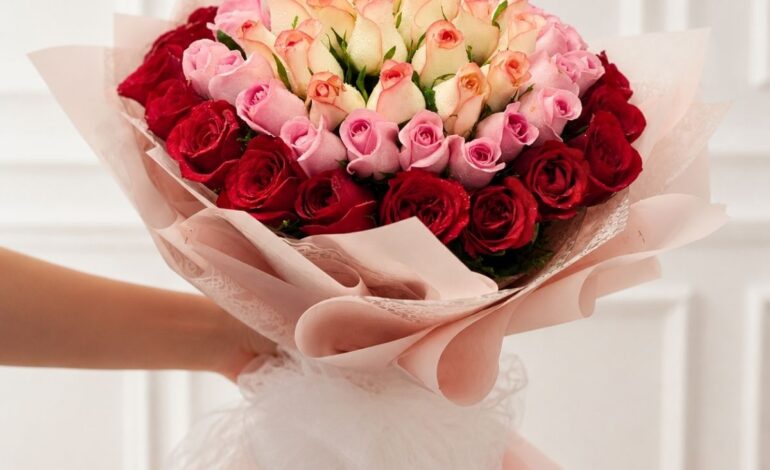 Rose Flowers Bouquet in Bangalore