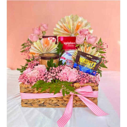 Hampers of assorted goodies for gifting