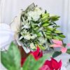 Bunch of White Lilies and Hydrangeas