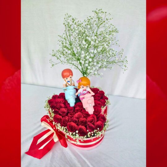 Valentine Gift with Red Roses