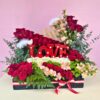 Valentine Flowers with Gifts