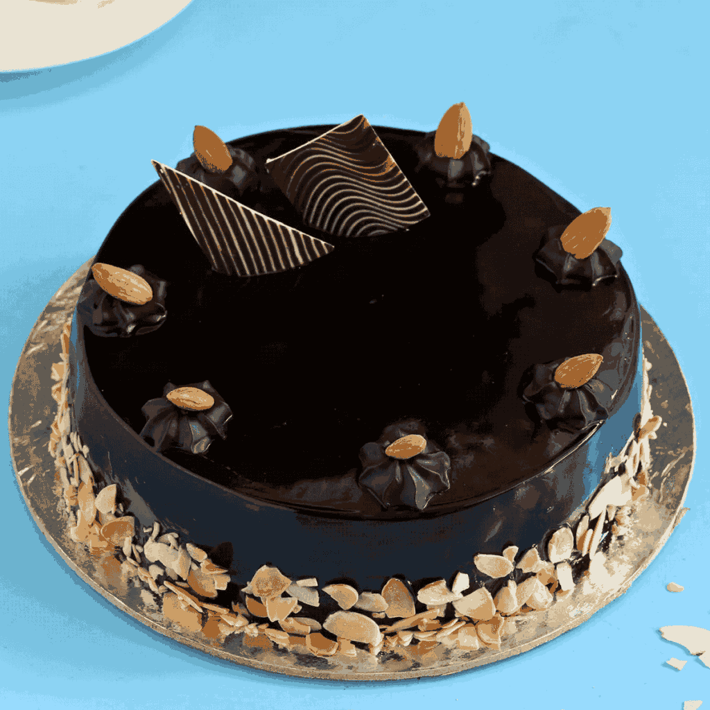 Choco Almond Cake delivery in Bangalore