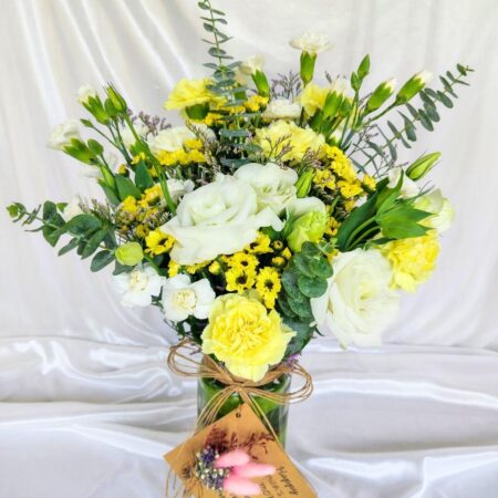Mothers Day Gift Vase of Flowers