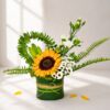 Sundance sunflower table arrangement, Bangalore flower delivery