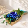 Waves of the Ocean blue orchid bouquet, Bangalore flower delivery
