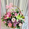 Basket of Mixed Flowers Same Day Delivery