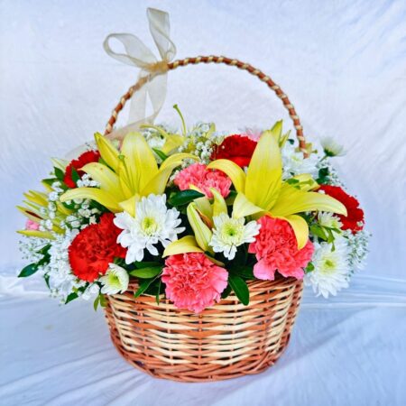 Basket of Mixed flowers for Same day delivery in Bangalore