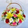Basket of Mixed flowers for Same day delivery in Bangalore