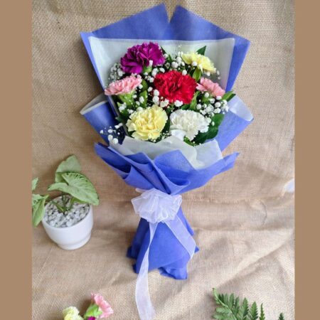 Bouquet of Carnations- available for 2 hours delivery in Bangalore
