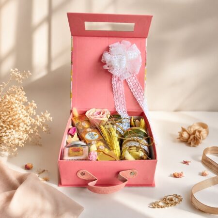 Blossom Box Rakhi hamper with dry fruits and chocolates, Bangalore gift delivery