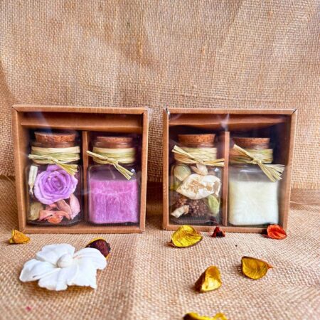 Potpourri and Candle Gift Set - Gift for Rakhi. Same Day Delivery in Bangalore