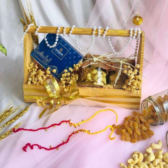 Dry Fruit Hampers for Rakhi with same day delivery in Bangalore available
