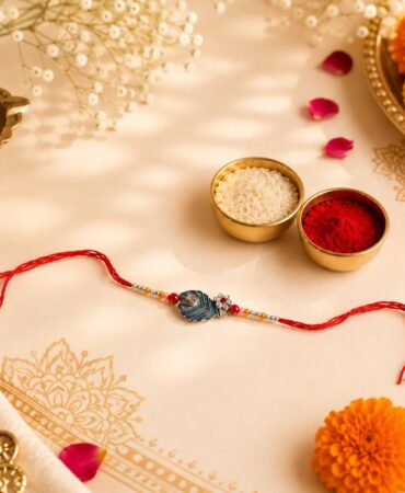 Nutty Rakhi Treat Box packaging, Bangalore gift delivery