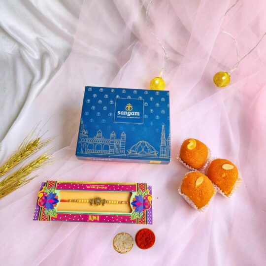 Combo - Rakhi with Sweets for delivery in Bangalore