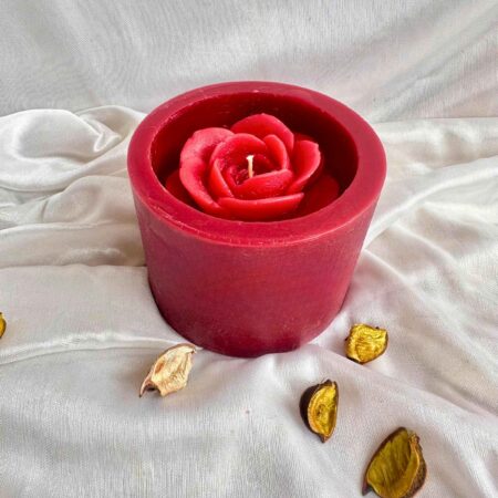 Fragrant Rose Candle - Gift for Rakhi. Same day delivery in Bangalore