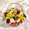 Basket of Mixed flowers for Same day delivery in Bangalore
