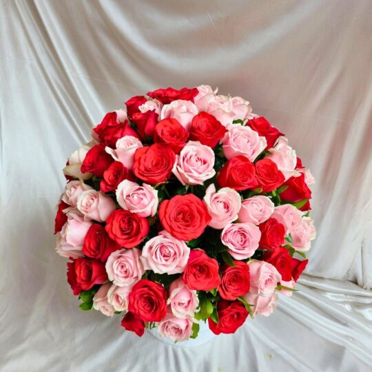 Box of 100 roses or same day delivery in Bangalore