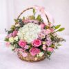 Basket of Exotic Flowers available for Same Day Delivery