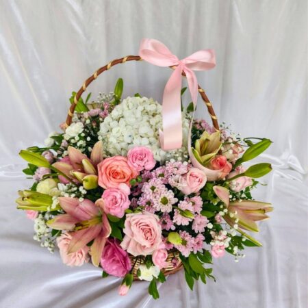 Basket of Exotic Flowers available for Same Day Delivery