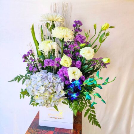 Box of Exotic Flowers Same Day Delivery