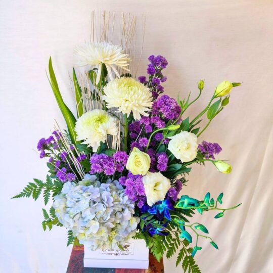 Box of Exotic Flowers Same Day Delivery