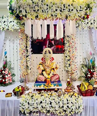 ganesh floral decors in bangalore