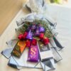 Chocolate bouquet with red roses and assorted premium chocolates – Cadbury Dairy Milk, Lindt, and Bournville – FreshKnots Bangalore