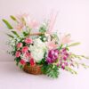 Basket of Exotic Flowers available for Same Day Delivery