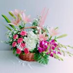 Basket of Exotic Flowers available for Same Day Delivery