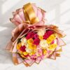 Mixed color roses bouquet Bangalore with fresh blooms for same day flower delivery