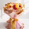 Mixed color roses bouquet Bangalore with fresh blooms for same day flower delivery