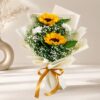Close up of Rays of Cheer sunflower bunch, Bangalore flower delivery