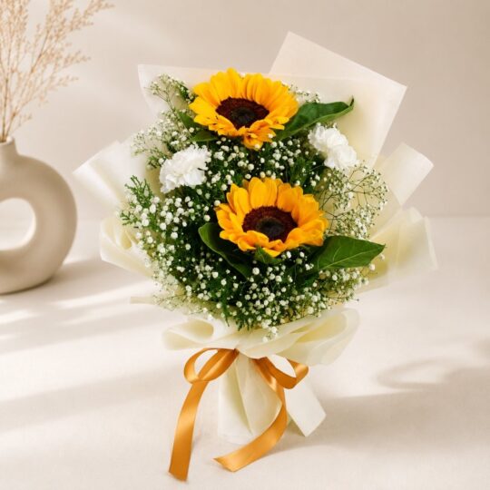 Rays of Cheer sunflower bunch, Bangalore flower delivery