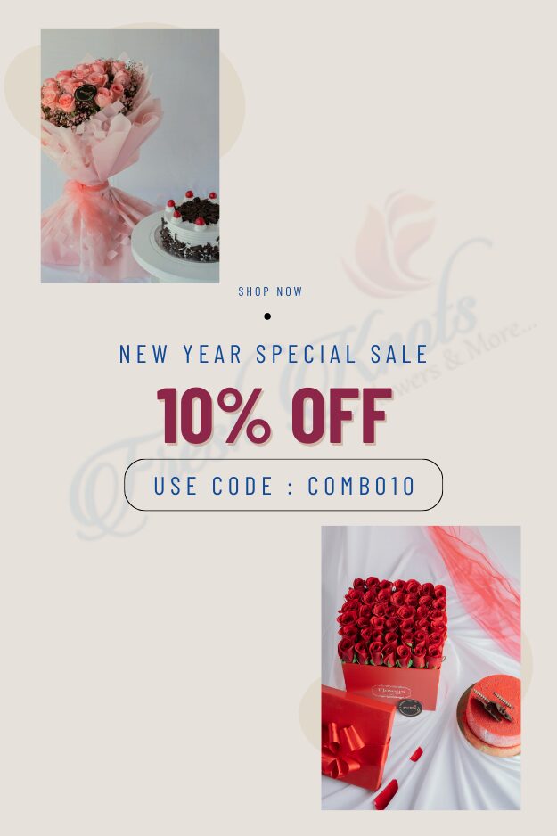 New year Special Offer on combo bouquets in bangalore