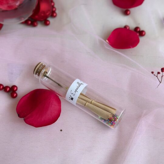 Red rose gift box with chocolates and teddy bear for Valentine’s Day delivery in Bangalore by Fresh Knots