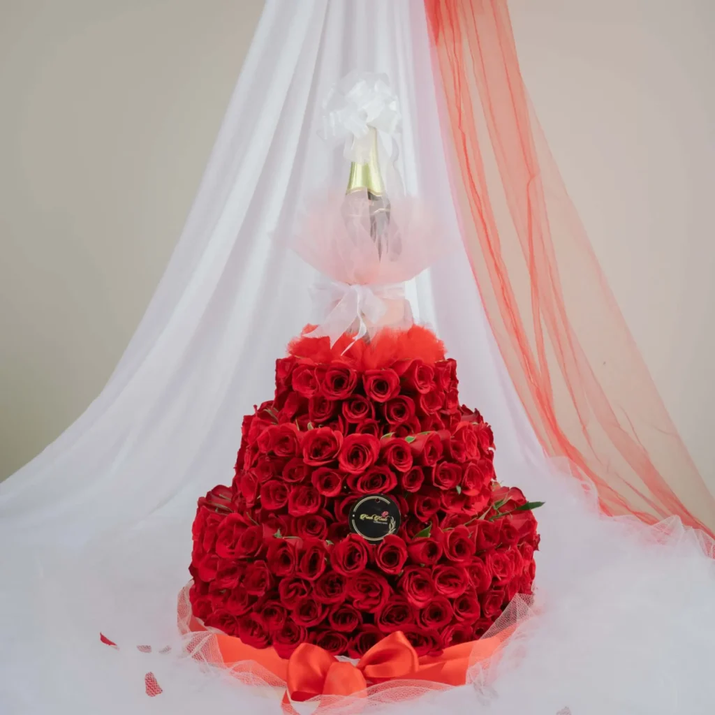 300 Roses Bouquet for valentines day in Bangalroe