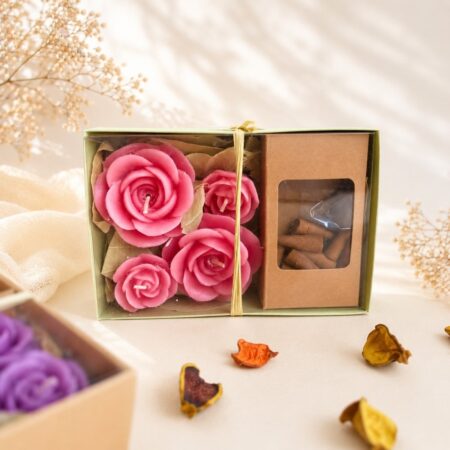 Candle and incense cone gift set, Bangalore delivery