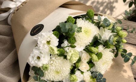 Modern hand-tied bouquets inspired by European floral artistry