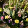 Close up of Giverny Claire French garden style bouquet, Bangalore flower delivery