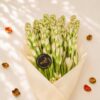 Tuberose stems wrapped in kraft paper, Bangalore flower delivery