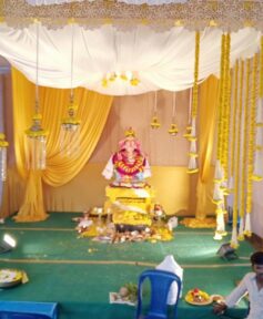 Ganesh Chaturthi Mandapa Decoration in Bangalore
