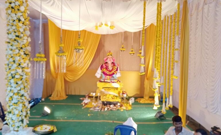 Ganesh Chaturthi Mandapa Decoration in Bangalore