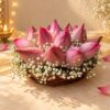FreshKnots_Pink_Lotus_Diwali_Front_Angle_1200
